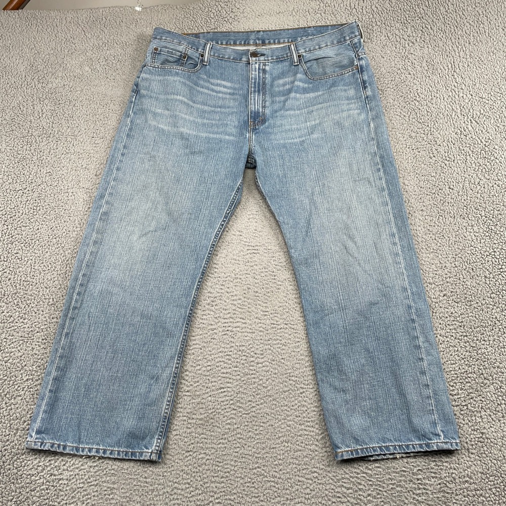 Levi's 569 Jeans Mens 42x30 Blue Loose Straight Leg Denim Pants Casual Classic